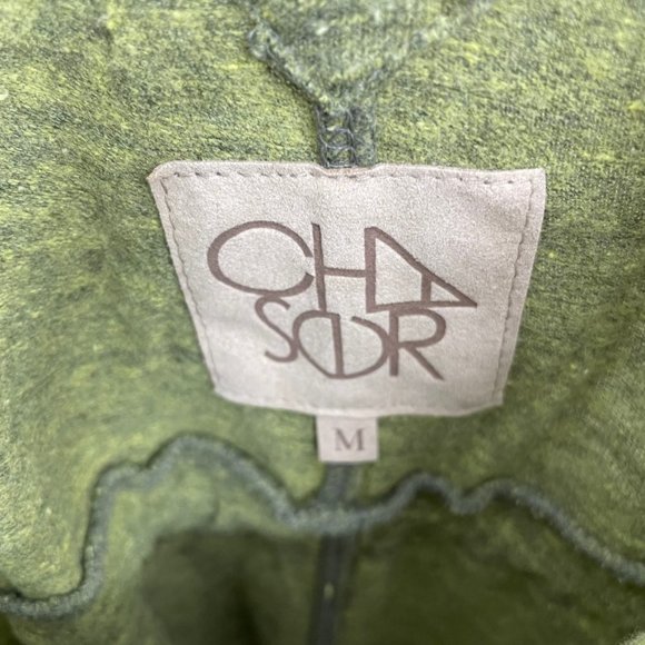 Chaser Green Tank with Strap Detail on Back Cinch Waist Size Medium L38 - Picture 4 of 4